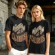 Olive Green Graphic T-Shirt with Burned Calories Print