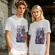 Olive T-Shirt with Papa's Tiki Paradise Skull Graphic