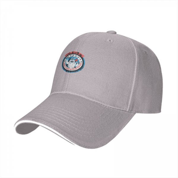 Black baseball cap with Bumble's shaved ice yeti graphic