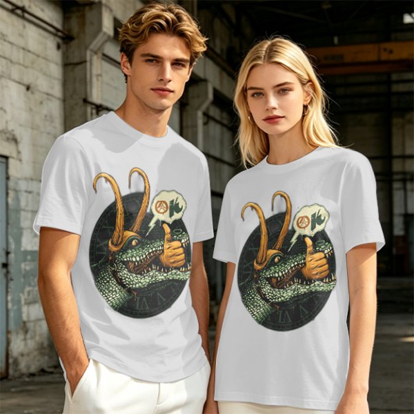 Alligator Loki Thumbs Up Graphic Tee