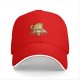 Black Baseball Cap With Cute Cat On Pizza Slice Graphic