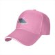Black Baseball Cap With Wrestling Ring Graphic Print