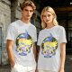Olive T-Shirt with Dark Magician Girl Anime Graphic Print