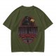 Olive Green T-Shirt with Dark Lord Darth Vader Beer Graphic