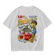 Olive t-shirt with Lego-style Brix cereal graphic print