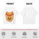 Olive T-Shirt With Cute Cartoon Hot Dog Graphic Print