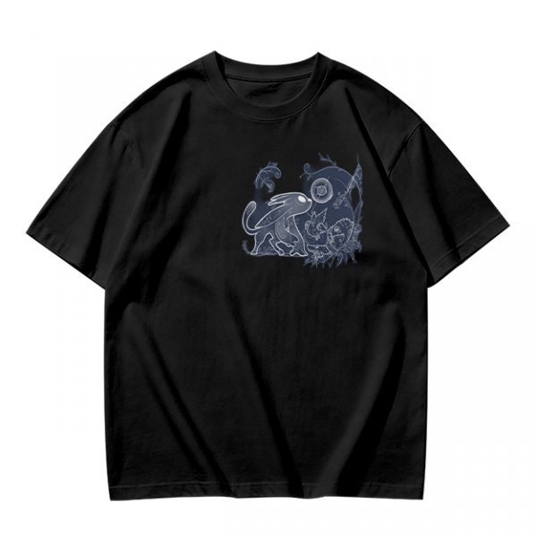 Ori and the Blind Forest Graphic Print Olive Green T-Shirt