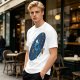 Olive T-Shirt With Cookie Monster Space Galaxy Cookie Print