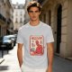 Olive T-shirt with Hell's Gym Devil Lifting Dumbbell Graphic