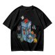 Olive T-Shirt With Fantasy Dice Castle Graphic Design