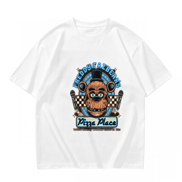 Freddy Fazbear's Pizza Place Graphic Olive T-Shirt