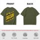 Olive t-shirt with 'Help Me Sarcasm You Are My Only Hope' print