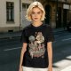 Olive T-Shirt With Whimsical Floating Island Children Art Print