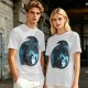 Olive T-shirt with How to Train Your Dragon Toothless and Hiccup Art