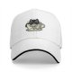 Black Baseball Cap With Cat In Coffee Cup 'Everything Is Pawsible With Coffee' Print