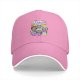 Black baseball cap with Golden Grams Themed Graphic Print