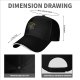 Don't Trust Atoms Graphic Black Baseball Cap