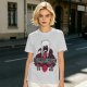 Olive graphic tee with dark fantasy character and tour print