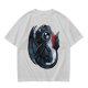 Olive T-shirt with cute starry night dragon graphic