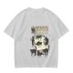 Olive T-Shirt With Cat Body Language Illustrations