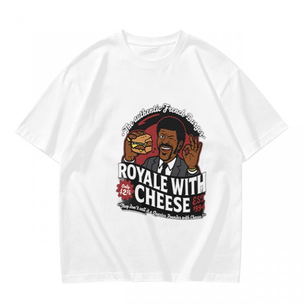 Royale With Cheese French Burger Graphic T-Shirt