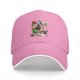 Black Baseball Cap With Cute Cats Cooking Food Graphic