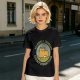 Olive T-Shirt With Silently Judging Loudly Correcting Cat Print