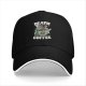 Black Baseball Cap With 'Death By Coffee' Skeleton Graphic