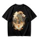 Olive T-Shirt Featuring Godzilla Eating Ramen Noodles