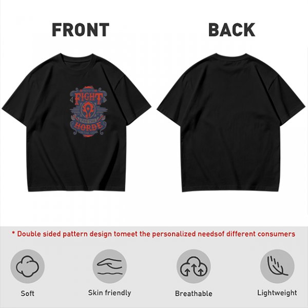 Olive Green Horde Themed Graphic T-Shirt For Fans