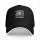 Black baseball cap with more plants less people cat and plant graphic