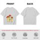 Olive T-Shirt with Singing Mushroom Band Graphic