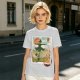 Howl's Moving Castle Stamp Graphic Olive T-Shirt