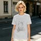Oversized Olive Green Graphic Print Short Sleeve T-Shirt