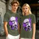 Olive Anime Graphic T-Shirt Featuring Killua Zoldyck
