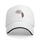 Black Baseball Cap With I'm A Little Chili Cartoon Pepper Design