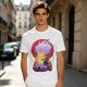 Anime Gear 5 Character Graphic T-Shirt With Sunset Scene