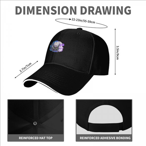 Black Baseball Cap With Toothless And Light Fury Dragon Art