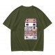 Spirited Away Character Eyes Graphic Olive T-Shirt
