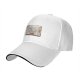Black Baseball Cap With Elephant In Box Graphic Print