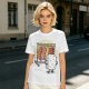 Olive T-Shirt With Funny Sushi Laundry Rack Graphic