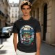 Spirited Away Bathhouse Graphic Tee with No Face and Dragon Art