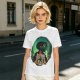 Attack on Titan layered silhouette graphic olive t-shirt