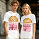 Olive T-Shirt With Sad Taco Graphic And 'Every Now And Then I Fall Apart' Text