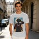 Olive Anime Character Silhouette Graphic T-Shirt