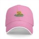 Black Baseball Cap With Grumpy Orange Cat Playing Settlers Of Catan Design