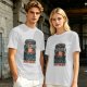 Olive t-shirt with 'I woke up in a good mood and then people happened' grumpy cat print