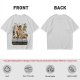 Olive T-shirt with Hee-Hee-Man Master of Pop Lifting Barbell Graphic