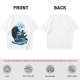 Olive T-Shirt With Dragon Rider Moonlit Fantasy Art Print