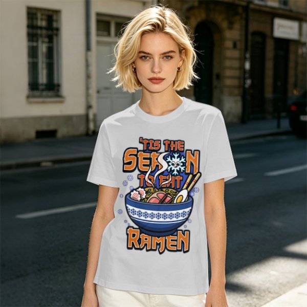 Tis The Season To Eat Ramen Graphic T-Shirt
